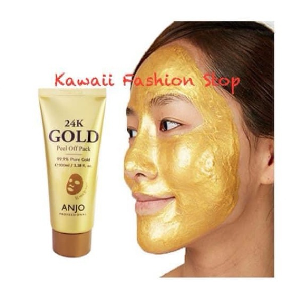 ANJO 24K GOLD PEEL OFF PACK (100ml / 3.38 fl. oz.) - Picture 3 of 5